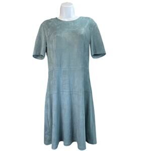 Fate Womens Light Blue Fisher Sueded Dress Wester/Office Career/Fairy/Lagan